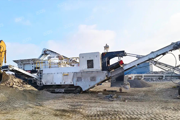 construction debris mobile processing equipment